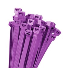 Armpow 18 inch Purple Zip Ties Heavy Duty 100 PACK, 200 LBS Ultra Exclusive S...