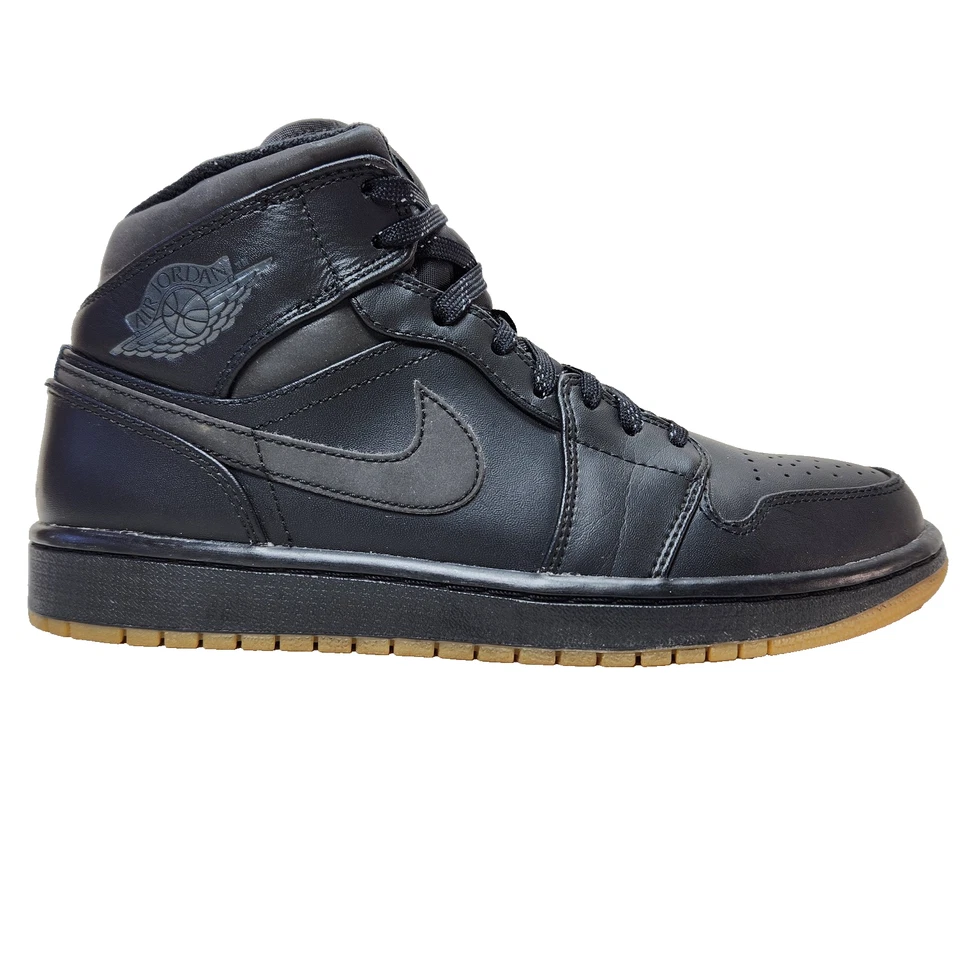 NIKE Jordan 1 Retro Mid Winterized Talla 9 Negro/Antracita-Goma AA3992-002 Foto 4 de 4