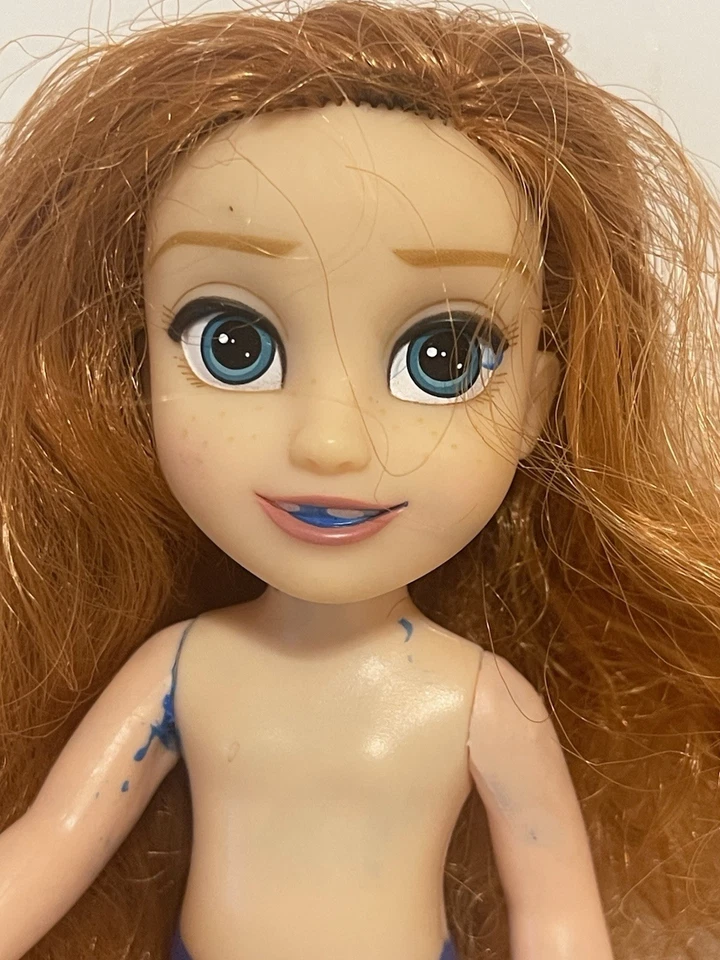 Disney FROZEN 2 Pequeño Niño ANNA Aventura 6" Muñeca Princesa Coleccionable DESNUDA Foto 2 de 4
