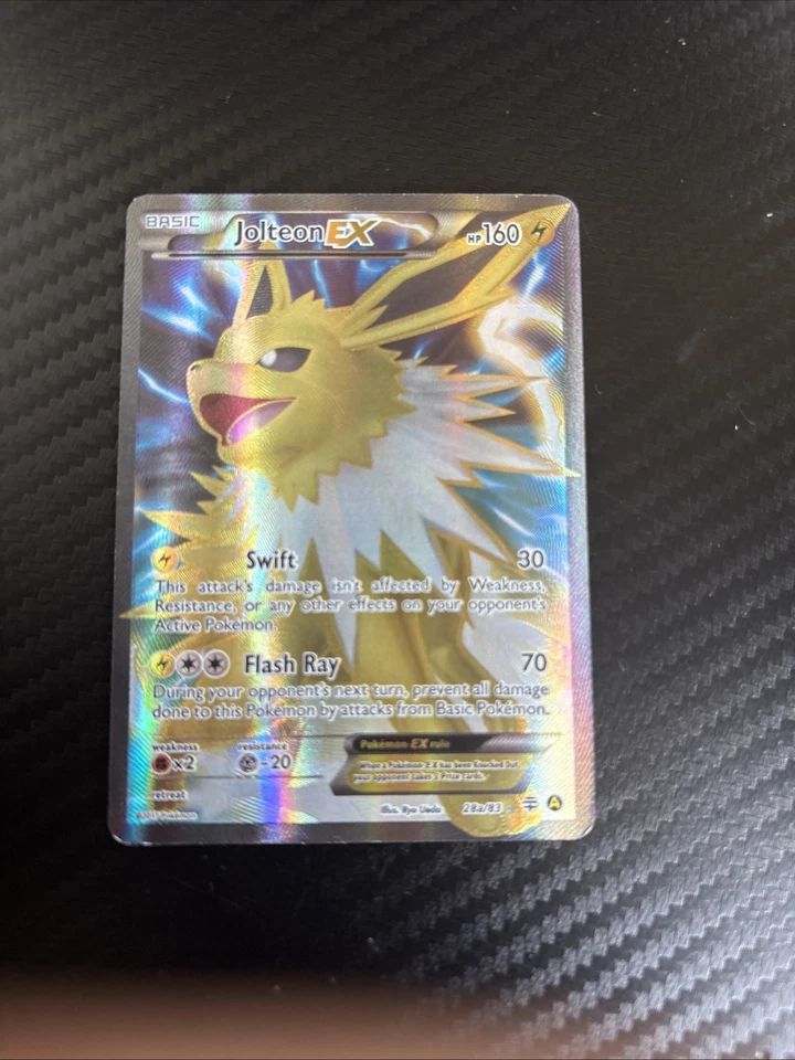 Jolteon EX 28a/83 Generations Ultra Rare Full Art Holo Card Pokémon TCG