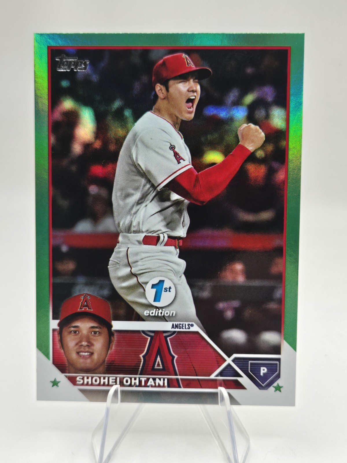 2023 Topps Series 1 1st Edition - Shohei Ohtani #17 Green Foil /150