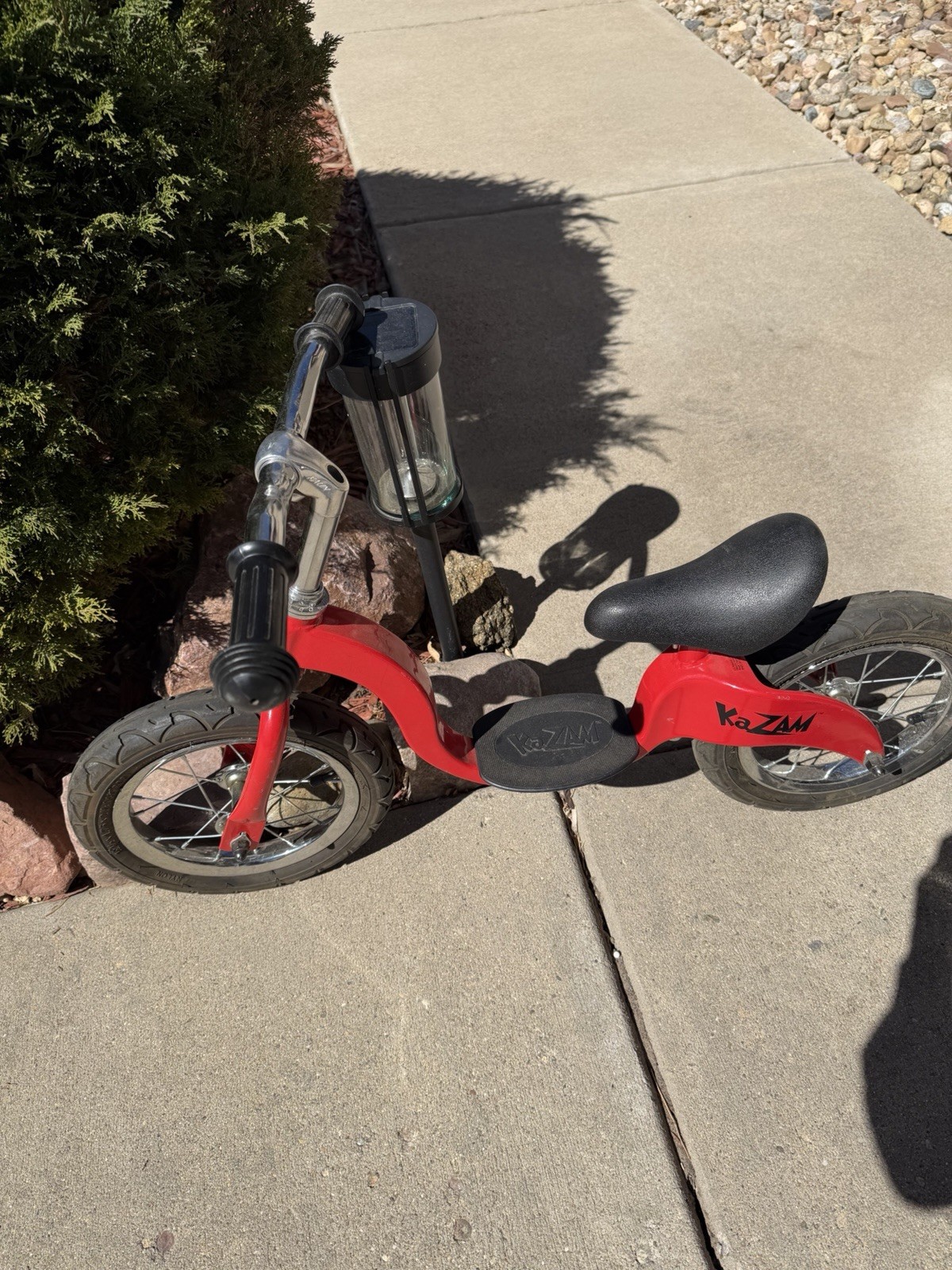 Kazaam Balance Bike Adjustable Seat And Handlebars. Good Con