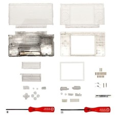 Replacement Housing for Nintendo DS Lite Glass Lens Shell Clear Transparent