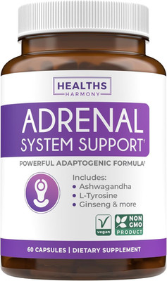 Adrenal System Support & Cortisol Manager (2 Month Supply) Powerful Ashwagandha