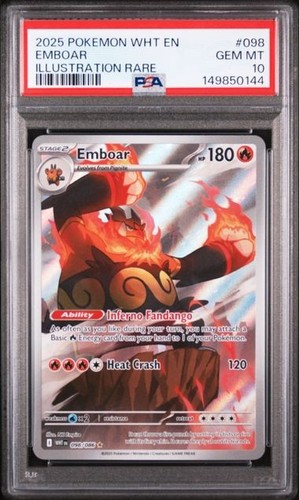 Emboar graded PSA 10 for sale on eBay