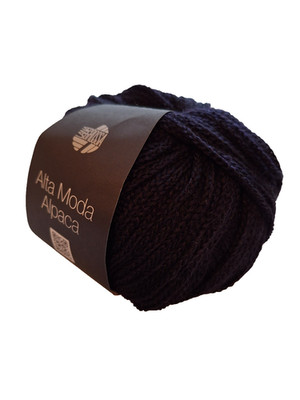Strickwolle - Lana Grossa Alta Moda Alpaca, marineblau - 50g, Lauflänge 140m