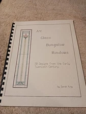 Art Glass Bungalow Windows 20 designs Early 20th Century Sarah King
