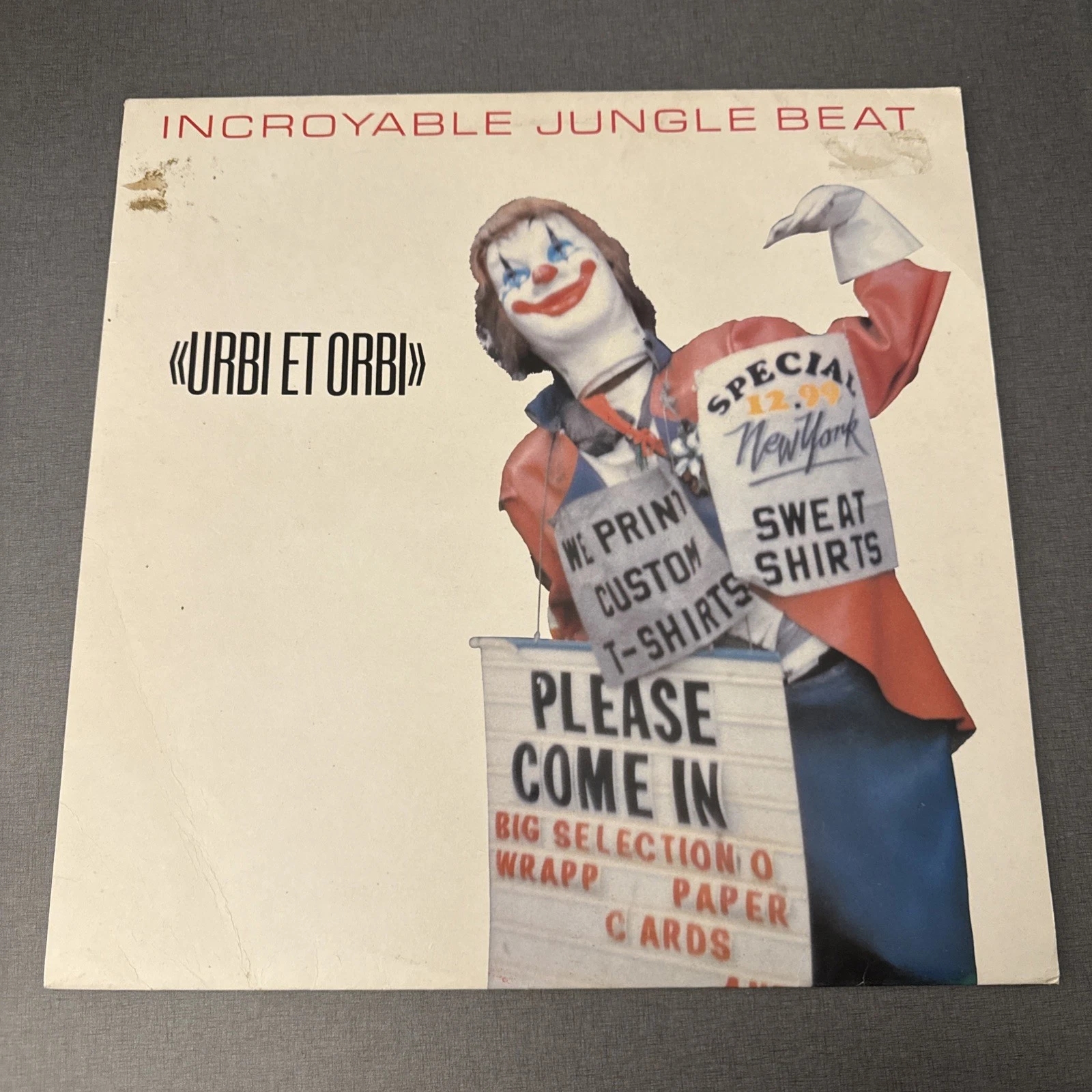 Vinyle 33 T 33 Tours Ubbi Et Orbi Incroyable Jungle Beat TAN 7015