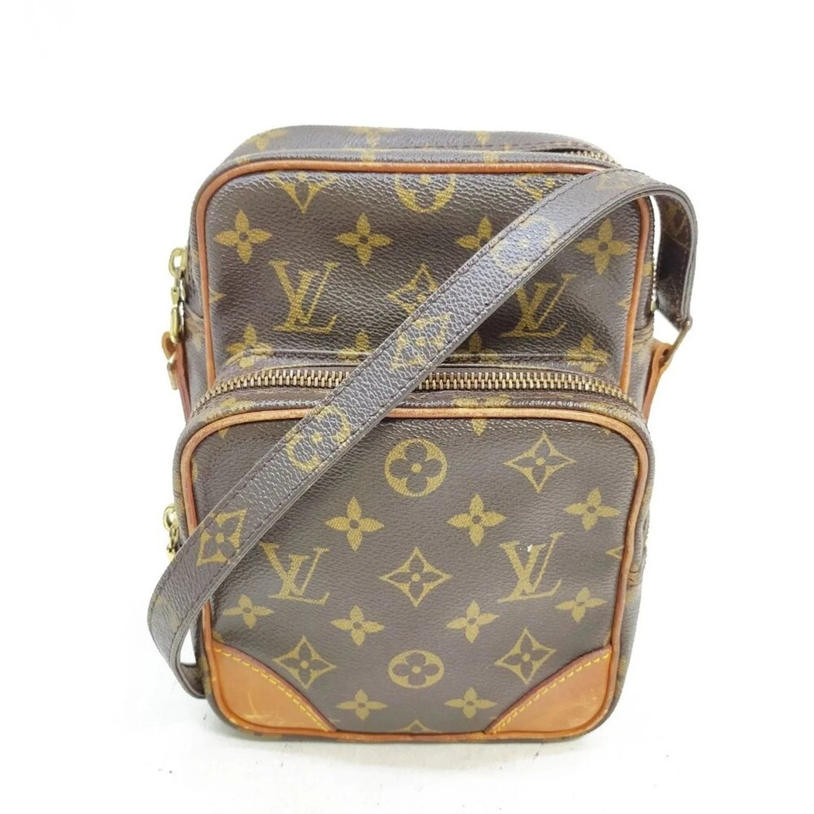 Authentic Louis Vuitton Amazon Brown Monogram Crossbody 188-112025