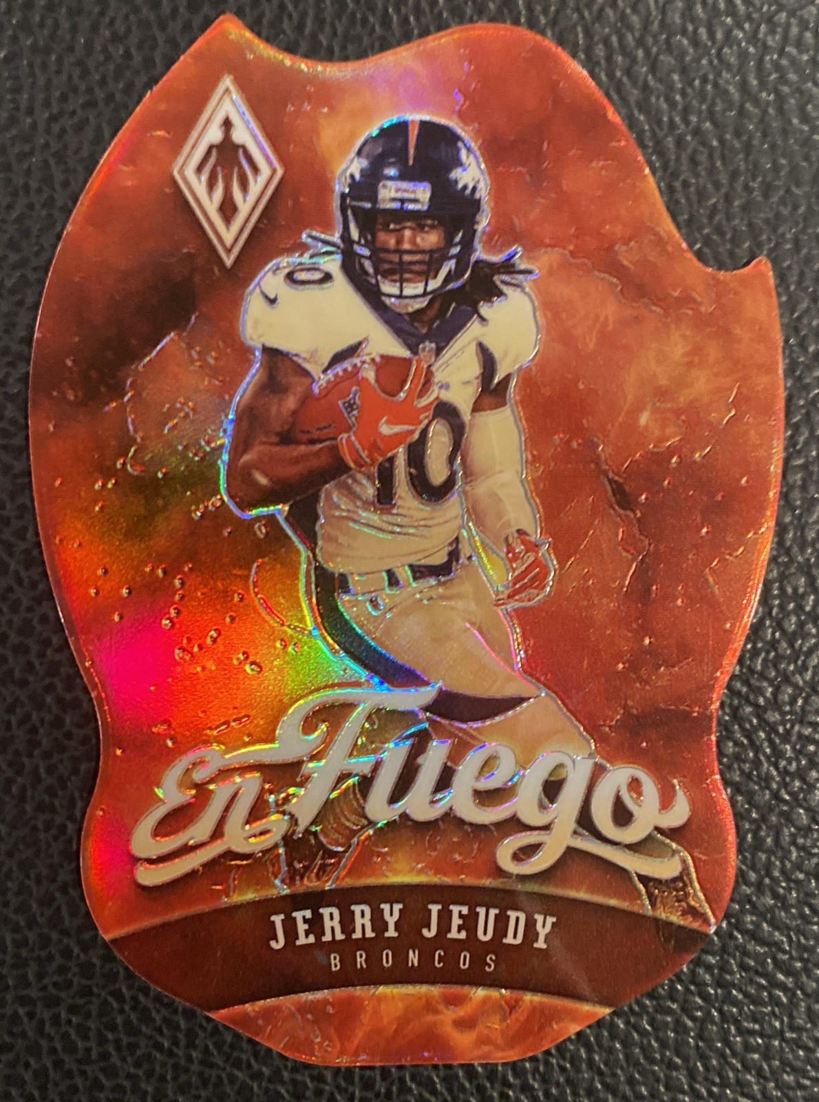 2020 Phoenix Football Jerry Jeudy En Fuego Rookie Case Hit!!