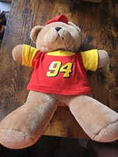 NASCAR FAN BEAR 94 BILL ELLIOTT MCDONALDS 16" PLUSH HAMILTON COLLECTION