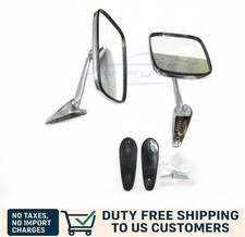 Chrome Fender Door Mirrors Fit Datsun Pickup Truck 1000 1200 1300 1400 1500 1600