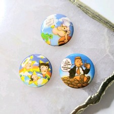 Lisa Frank Vintage Lot of 3 Popeye Cartoon Pi...