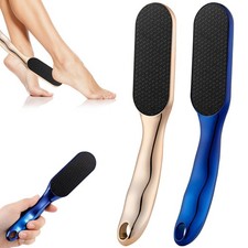 2 Pcs Nano Glass Foot Files, Long-Handled Foot Scrubbers, Hard Skin Removers ...