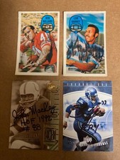 Lem Barney Signed 1970 Kelloggs 3-D Rookie (auction for 1 Card) w/COA. rookie card picture