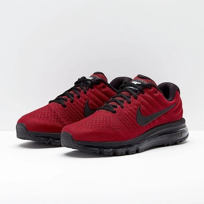 Nike Air Max 2017 Red Running Shoe 849559-603 Men's Sizes 8.5 USA