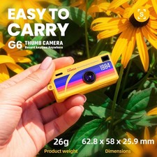 Mini Camera Keychain, Portable Thumb with Screen, Pocket Camera for Travel JQ