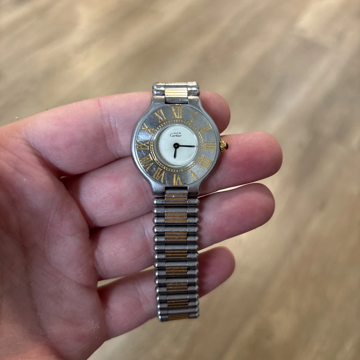 Cartier Must de Cartier 21 - 24 mm, Gold Plated for sale | eBay