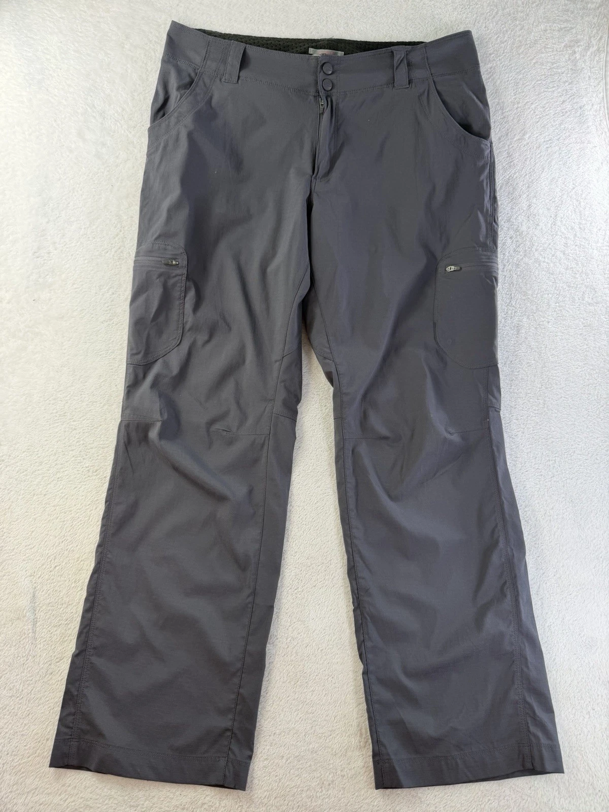 L.L.Bean Vista Trekking Pants Womens 12 Gray Hiking Cargo Roll Tab Outdoors
Opens in a new window or