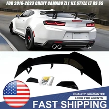 REAR TRUNK SPOILER WING FOR 2016-2022 2023 CHEVY CAMARO ZL1 1LE STYLE LT RS SS