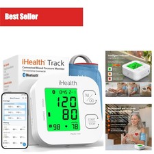 iHealth Track Smart Blood Pressure Monitor Bluetooth Arm Cuff Device