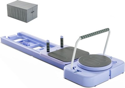 Portable Pilates Reformer 9 in 1 Foldable