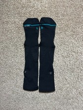 Stance Feel 360 Performance Basketball Crew Socks Black Men Size Large 9-13