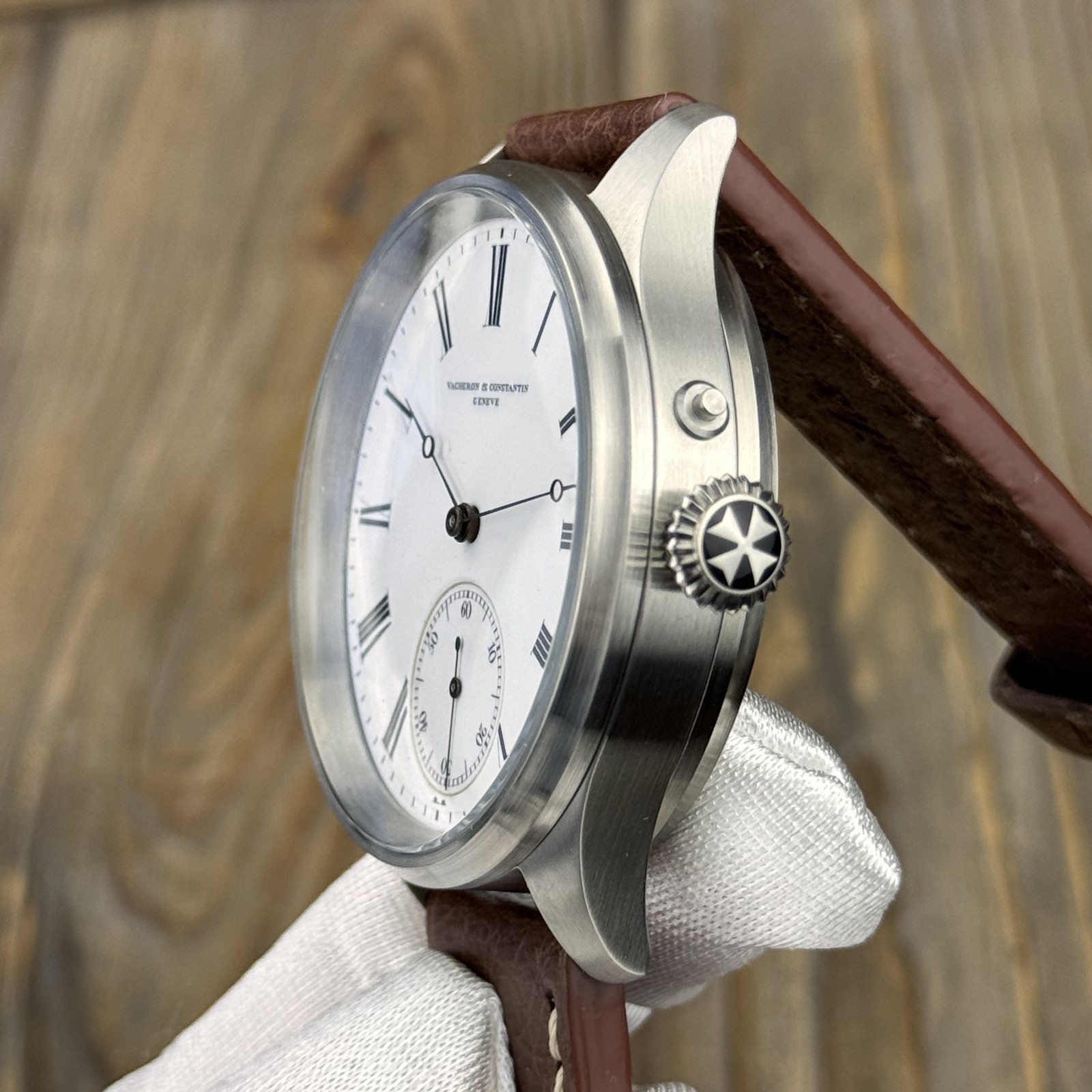 Marriage Watch & Original Vacheron Constantin Pocket Watch Movement & Dial, 48mm image 6