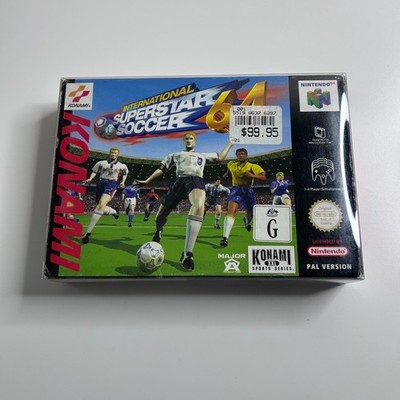 International Superstar Soccer 64 Nintendo 64 1997 PAL Sports Complete In Box