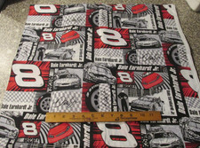 2 yard 10" x44" Quilt Sewing Fabric 2005 Dale Earnhardt Jr. Nascar Racing Car 8