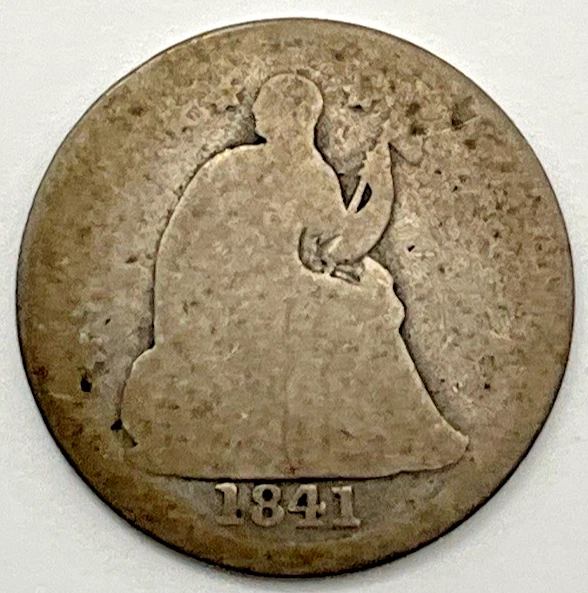 1841 Year Seated Liberty Half Dimes (1837-1873) for sale | eBay
