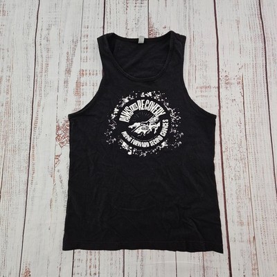 Paws Fur Recovery Dog Addict Black Sleeveless Graphic Tank Women's Small
