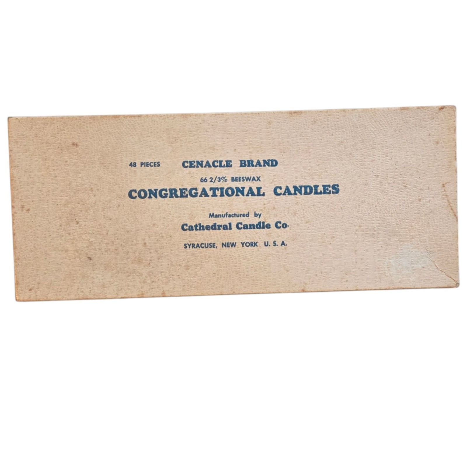 Beeswax Cathedral Candle Company Vintage