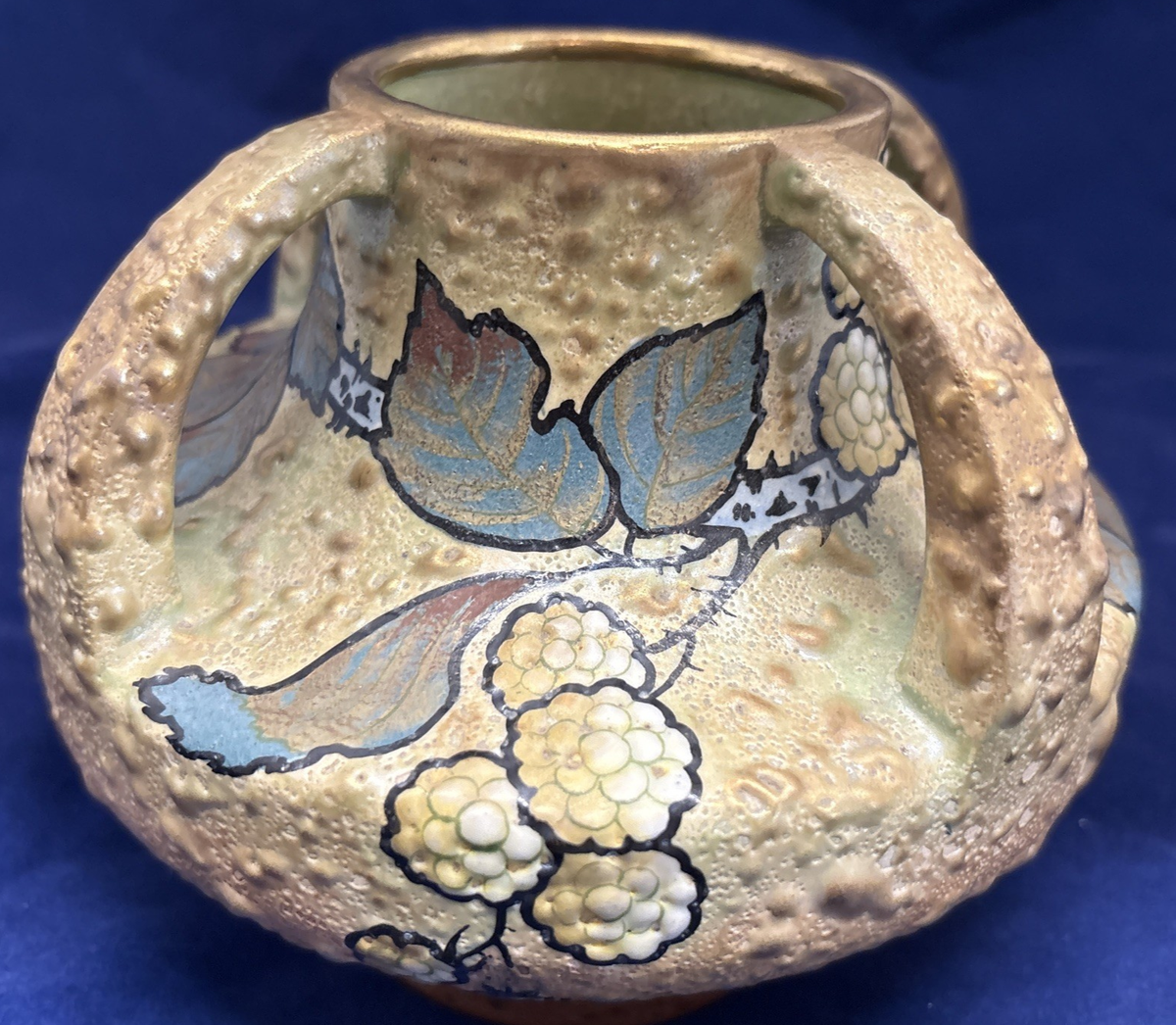 Antique Teplitz Amphora Art Noveau Austria Vase 4 Handle | eBay
