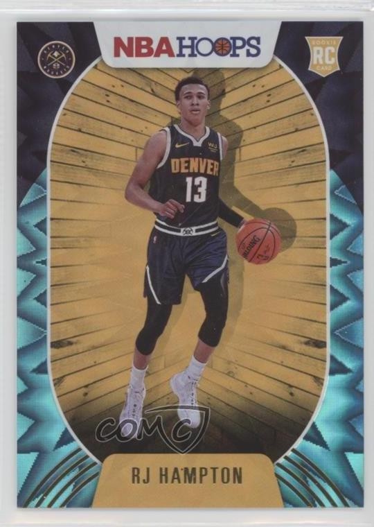 2020-21 Panini NBA Hoops Teal Explosion RJ Hampton #239 0xc1
