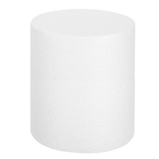 Round Foam Cake Dummy 6"x 8" White Fake Cake Circles Dummies