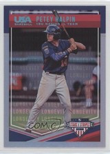2018 USA Baseball Stars & Stripes Longevity Holo Foil 7/99 Petey Halpin #65 0e3