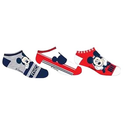 Mickey Mouse 3er Pack Kindersocken - Disney Mickey Maus Sneaker Socken Gr.27-34