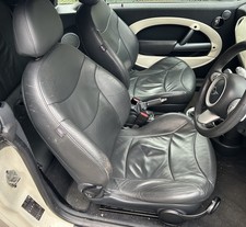 MINI ONE COOPER S CONVERTIBLE R52 LEATHER FRONT & REAR SEATS INTERIOR 2004-2008