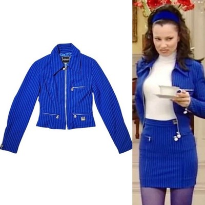 Vintage Versace Fran Fine The Nanny Jacket Size M rare Collector Archive