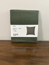 New Ikea GURLI Pillow Cushion Cover Square 20x20" Hunter Dark Green S5