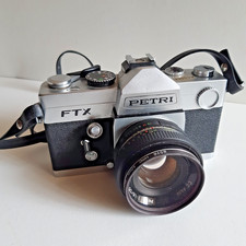 Petri FTX Vintage Film Camera 35Mm Zoom 1.8/55Mm Year 1970