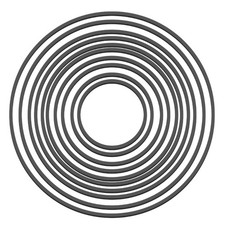 Square Rubber Belt 1.2mm Thickness 105mm-150mm Folded Option for Square Tape