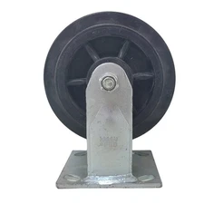 New Glide Maxx 6" by 2" Poly Rigid Medium D PLT Caster 20" Long 6" Wide Wheel