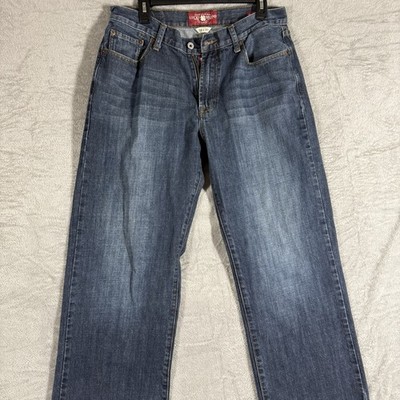 Lucky Brand Men's 181 Relaxed Straight Jeans 34x30 Style 7MG1001