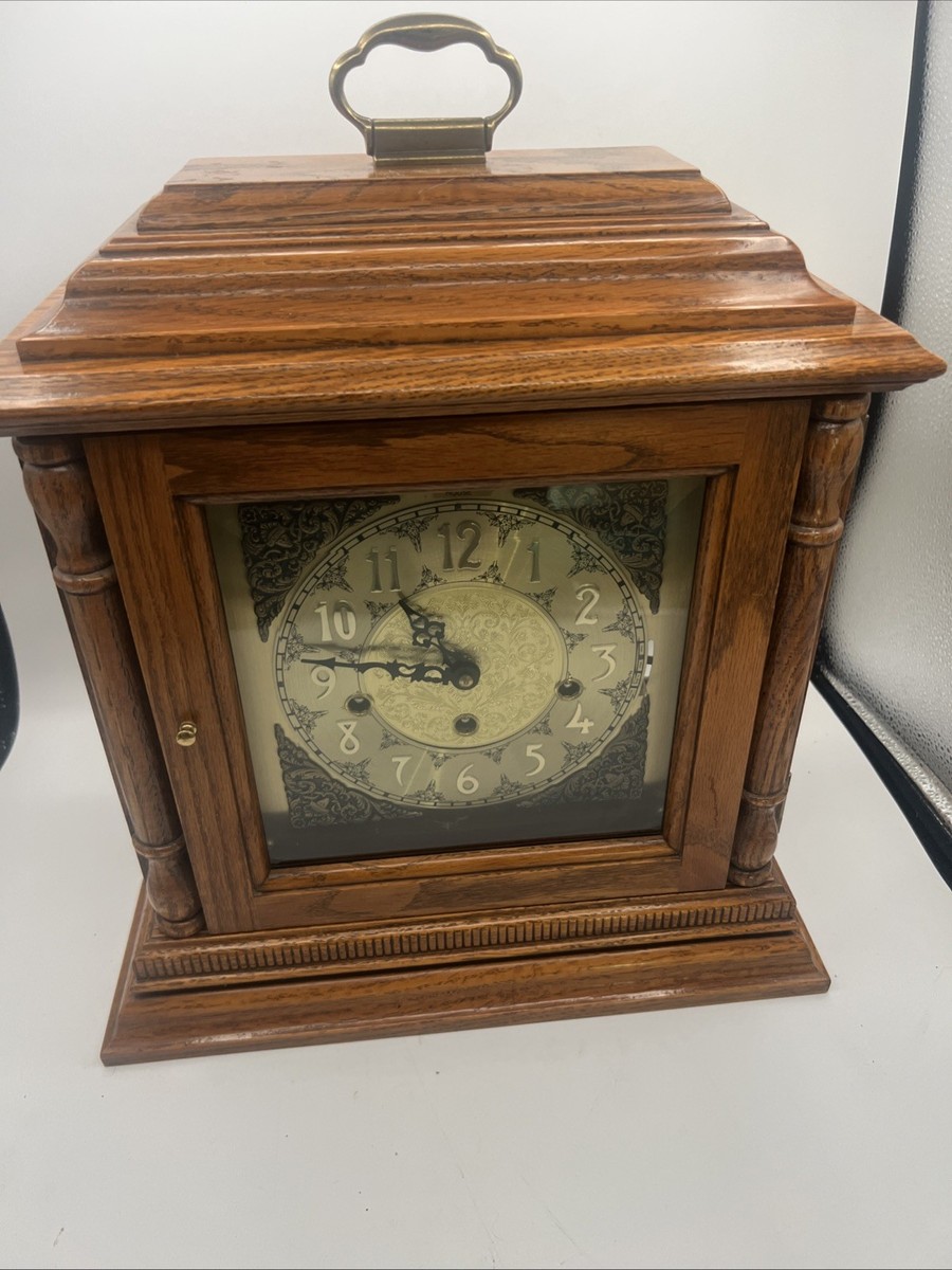 LARGE CASE Harrington House Chime Mantle Clock Franz Hermle 1051