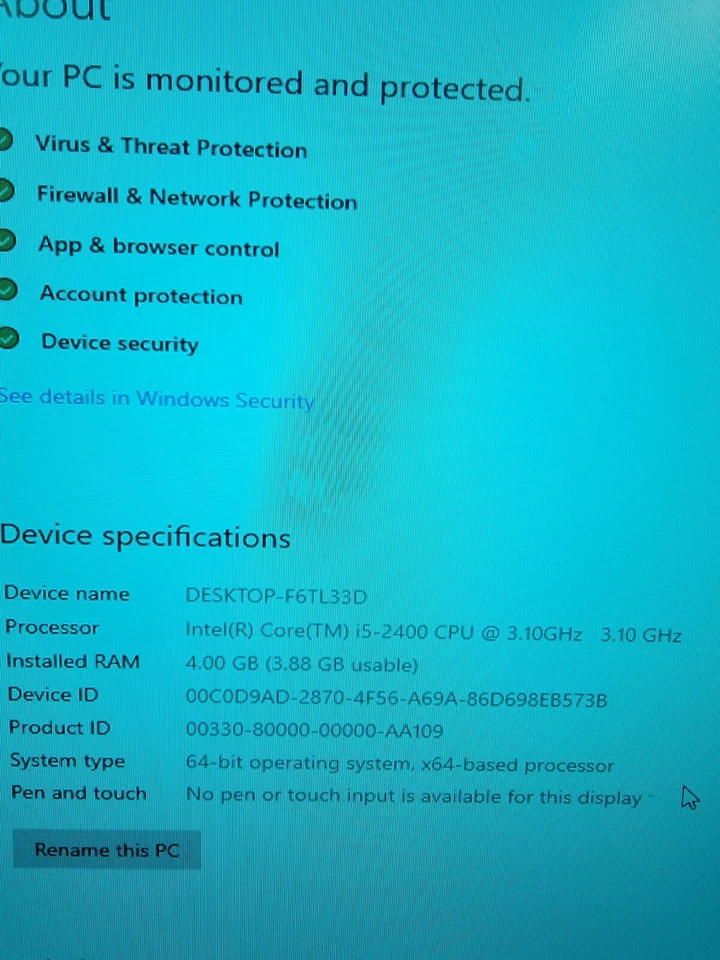 Dell Optiplex 790 i5 2400 3.1GHz 4GB RAM 1TB HDD - Image 3 of 4
