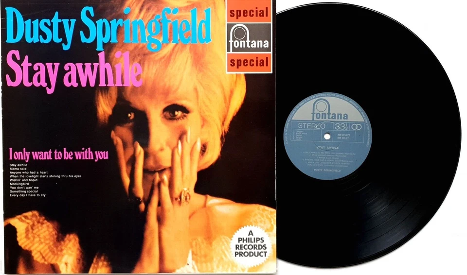 Dusty Springfield–Stay Awhile LP 1970 Australian reissue Fontana–859 115 FZY - Image 2 of 3