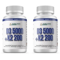 2 Dosen 480 Tabletten Vitamin D3 5000 Ie + K2 MK7 200Mcg Depot D3 K2