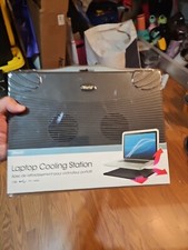 iWorld Laptop Cooling Station Portable Dual Fan 12" 9" 